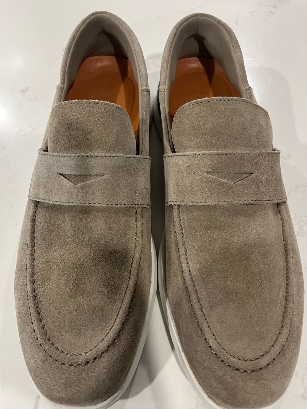 Wolf & Shepherd Closer Loafer Suede Taupe Color Size 12 🐺